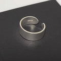 BF CLUB 925 Sterling Silver Rings For Women Open Minimalist Retro Interware Ring Creative Anillos Bague Fine Jewelry