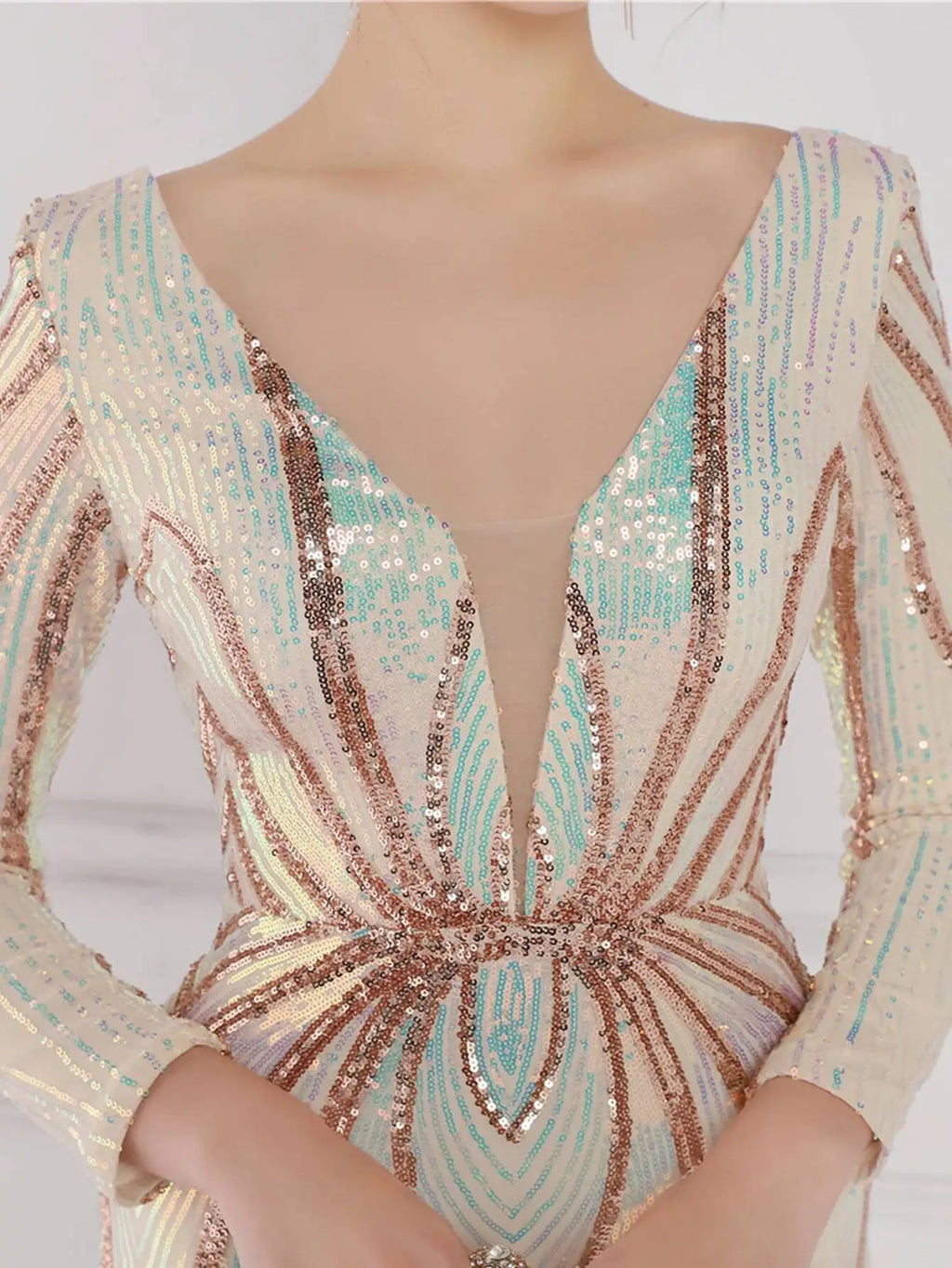 Sexy long sleeve birthday evening dresses for women 2026 elegant luxury wedding party dress vintage maxi sequin dress vestidos