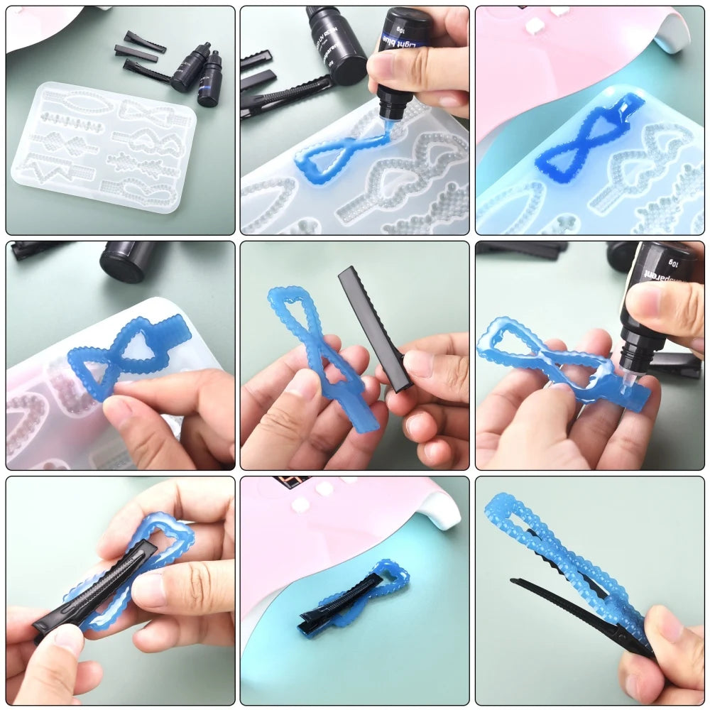 17 Colors UV Resin Glue 10g Color Epoxy Adhesive Ultraviolet Curing  Sunlight Activated Hard Quick Drying For Jewelry Resin Glue