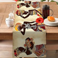 1 Camino de mesa decorativo africano, perfecto para decoración diaria, estilo rústico, tema de otoño e invierno, decoración de fiestas navideñas - Camino de mesa rectangular tejido