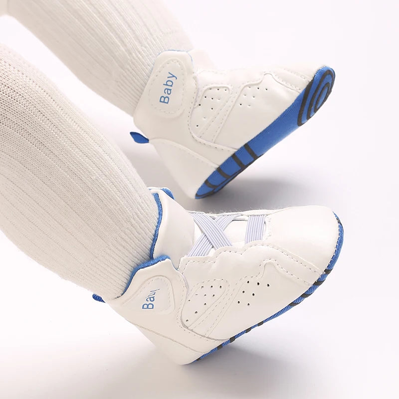 0-1 year Baby Basketball Sports Sneakers Newborn Baby Boys Girls Print First Walkers Shoes Infant Toddler Anti-slip Baby Shoes