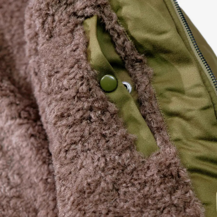 TOYS McCOY1945 real wool collar B15A thickened flight jacket