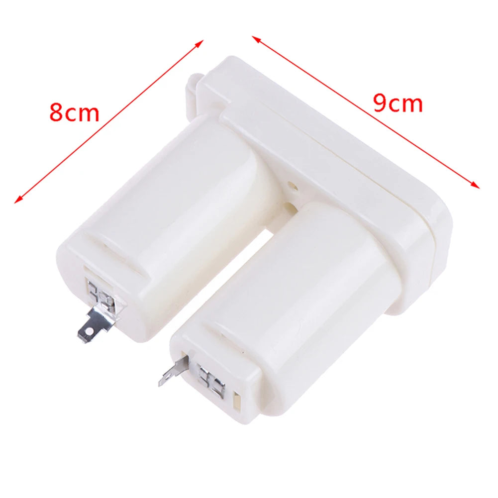 1/10pcs Gas Boiler Water Heater Battery Box Plastic Double Compartments Battery Box For Gas Water Heater Accessories