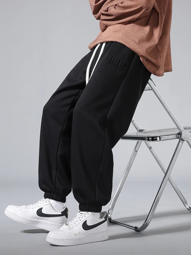 2025 Men's Jogger Cotton Sweatpants Big Size 8XL 7XL 6XL Sports Baggy Pants Sting Banding  Hip Hop Loose Harem Trousers