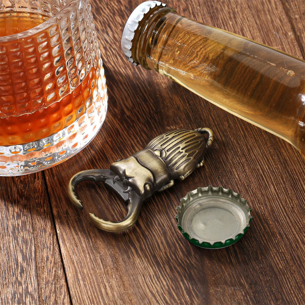 Exquisite Beetle Insect Shape Metal Beer Bottle Opener Funny Birthday Gift Kitchen Bar Tool Beverage Openors
