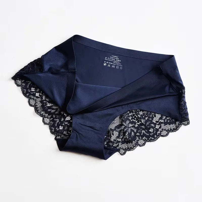 1/5/10Pcs Seamless Women Hollow Out Panties Set Underwear Comfort Lace Briefs Low Rise Female Sport Panty Soft Lady Lingerie