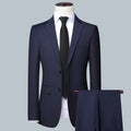 Suit Boutique Men's Fashion Business (Blazer+ Vest + Trousers) Gentleman's Wedding Casual Professional Formal Suit 3 Piece M-6XL