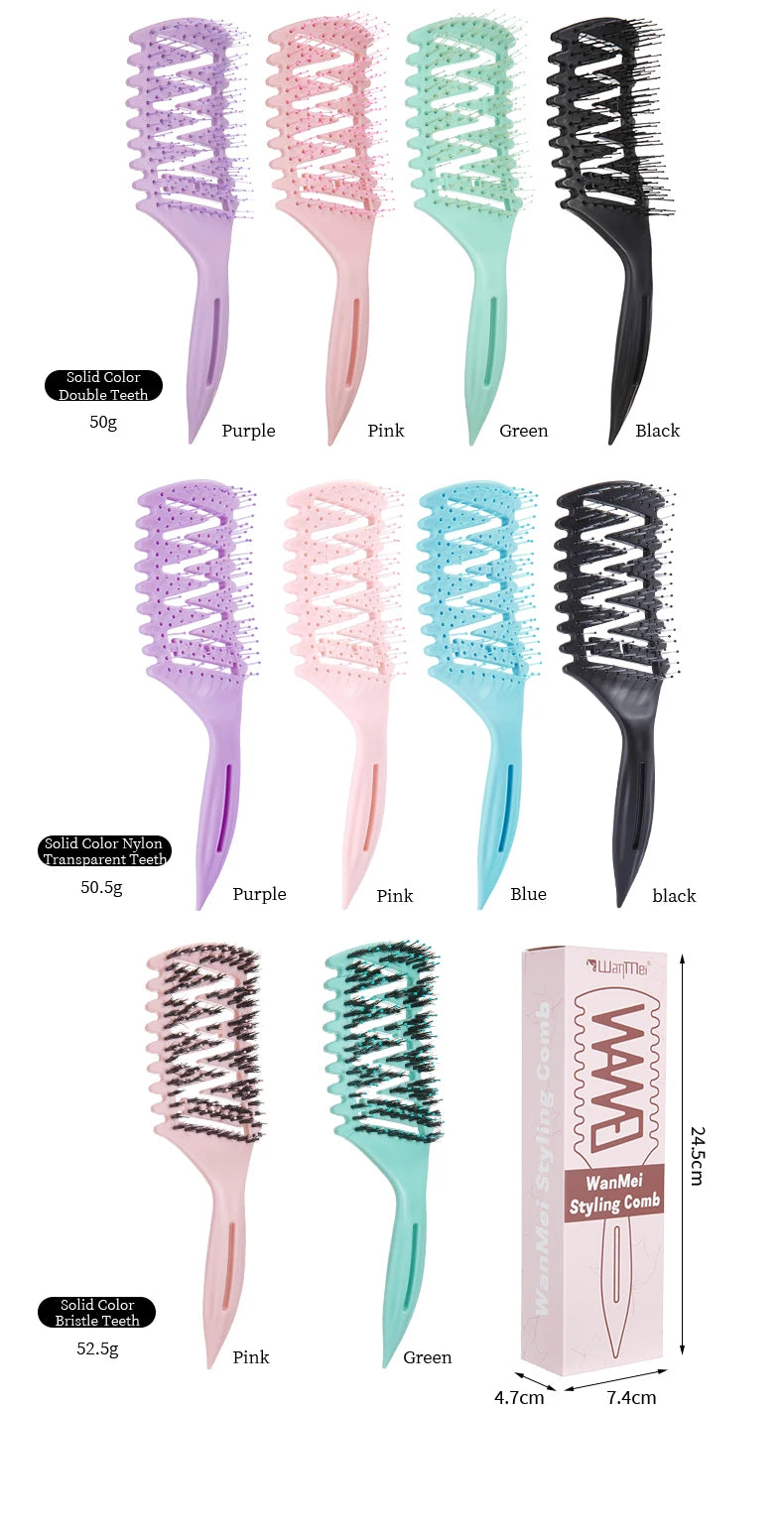 New Curl Defining Brush Curl Define Styling Brush for Curly Hair Vented Hair Brush for Shaping and Defining Curly Hair for Women