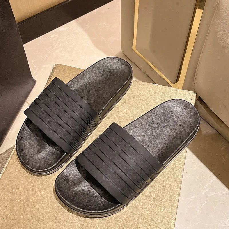 Smile New Women's Home Slippers Indoor Non-slip Bathroom Slippers Outdoor Swimming Slippers  Soft Beach Slippers For Women