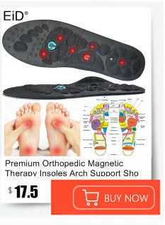 EiD 3/4 Leder orthopädische Schuheinlagen für Plattfüße Fußgewölbestütze orthopädische Schuheinlegesohle Einlegesohlen für Herren und Damen Fußpflege