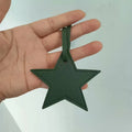 Star PU Leather Tassels Keychain Charms Tassels Five-pointed Star Tassels for Jewelry Making Key Chain DIY Craft Accessories