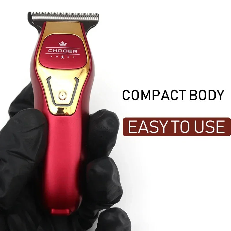 CHAOER A97 Men's Hair Clipper USB Rechargeable Cordless Mini Trimmer for 0mm Shaved Head Professional Hair Cutting Machine