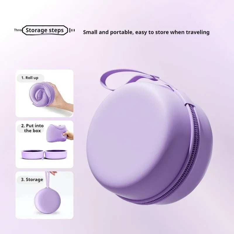 Travel Neck Pillow Memory Foam U-shaped Pillow Portable Adjustable Soft Neck Support Noon Break Sleep Pillows