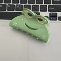 YHJ Big Eyed Frog Hair Claw Fun Frog Acetate Personality Design Hair Claw Clip Catch  Hair Accessories for Women Girls