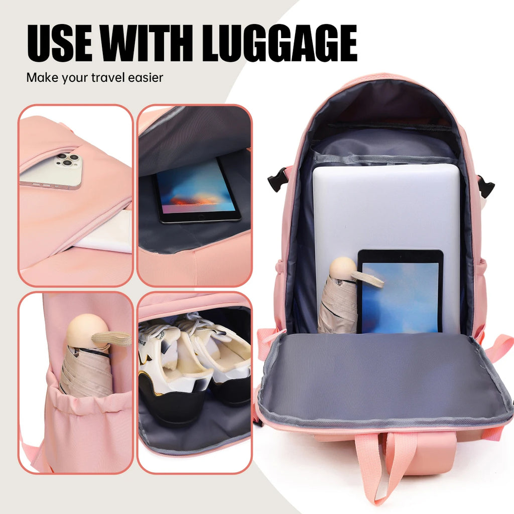 Mochila personalizada de lujo para estudiantes, equipaje escolar, mochila de viaje de negocios para mujer, mochila de ordenador, mochila de viaje exclusiva DIY