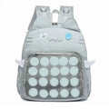 Cute Cat Backpack Women Nylon Japanese Style Casual Fashion Transparent Ita Bag Large Capacity Female Aesthetic Backpacks bolsa