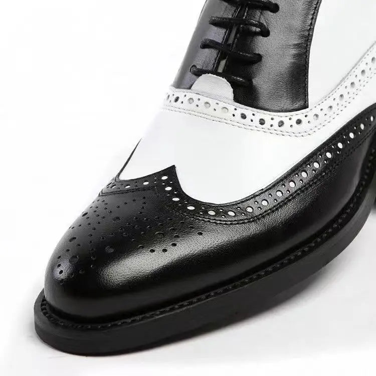 Oxfords Men's Leather Shoes Formal Shoes for Men Brogues Oxfords Male Wedding Party Office Business Shoe Man Zapatos De Hombre