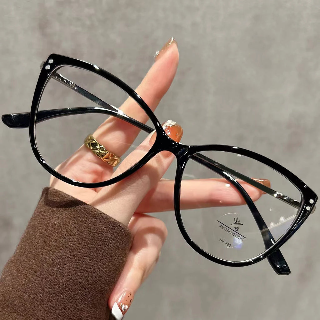 Retro Cat-eye Reading Glasses For Women Elegant Frame With Blue Light Blocking Lightweight And Stylish ReadingGlasses 9216