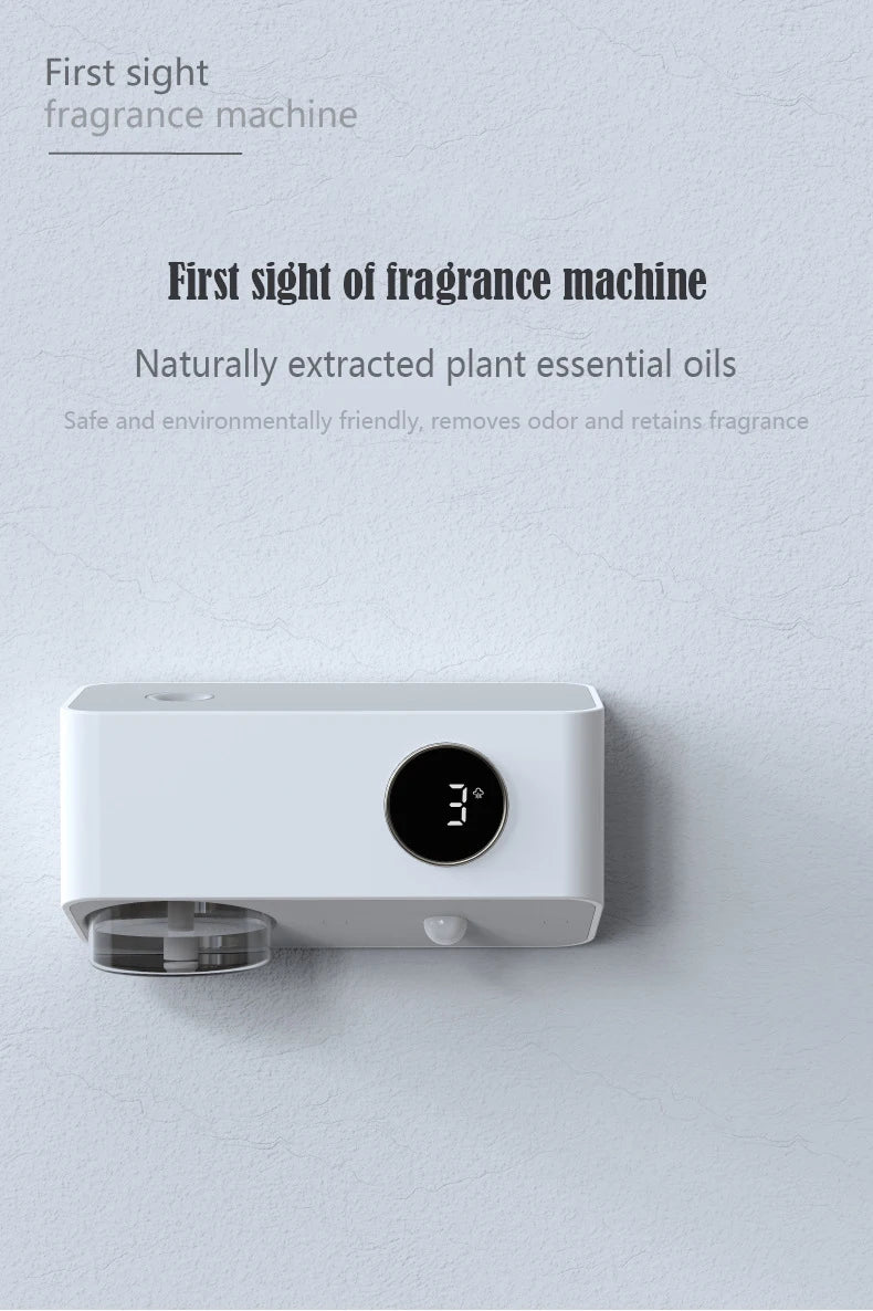 Mi Intelligent Aromatherapy Machine Human Body Induction Wall-Mounted No Drill Diffuser USB Rechargeable 3-Speed Bathroom Light