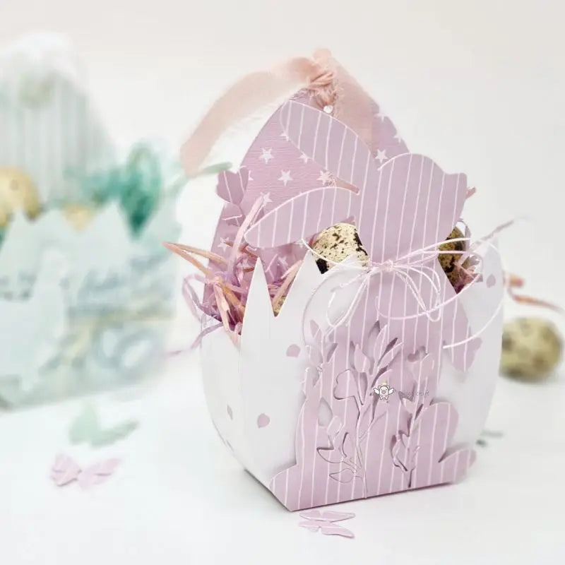 Piggy Craft metal cutting dies cut die mold Easter broken egg basket Scrapbook paper craft knife mould blade punch stencils dies