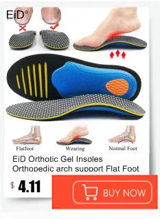 EiD 3/4 Leder orthopädische Schuheinlagen für Plattfüße Fußgewölbestütze orthopädische Schuheinlegesohle Einlegesohlen für Herren und Damen Fußpflege
