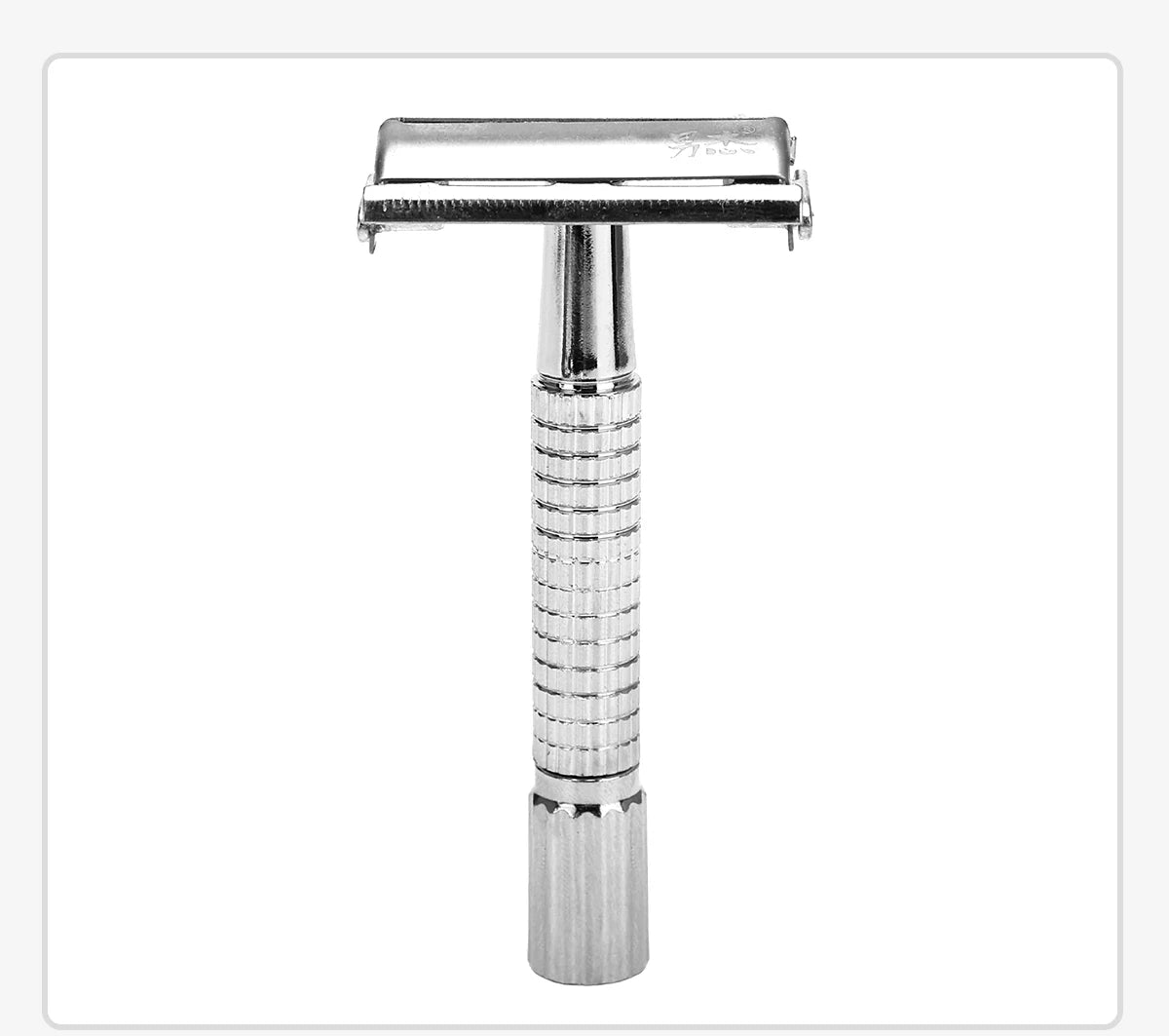 Barber Men's Traditional Double Edge Chrome Shaving Safety Razor for Male Premium Metal Manual Shavers