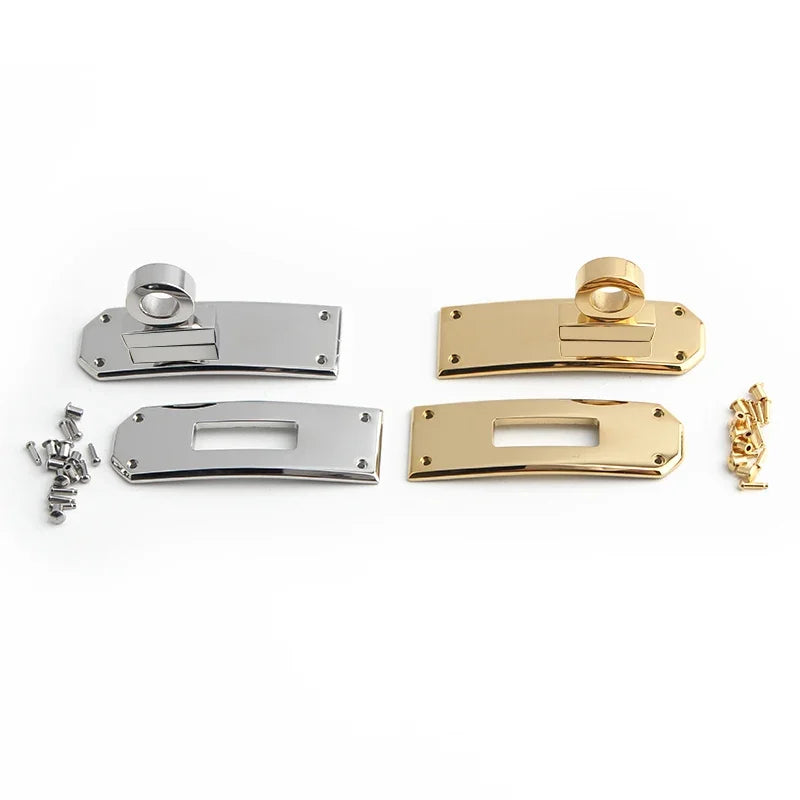 High Qualaity Stainless Steel Metal Clasp Wholesale Bag Twist Turn Lock Set of Lock For Woman Handbag Purse Hardware Accessories
