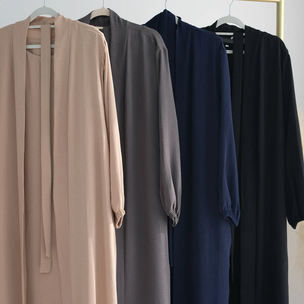 2024 New Muslim Sets for Women Ramadan Prayer Dress Modest Dresses Eid Dubai Abaya Female Islam Clothing Elegant Party Clothes