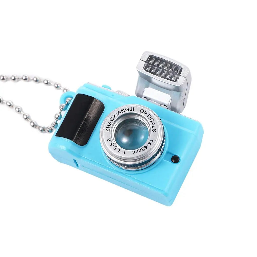 Couple Models Unisex Flash Camera Men Luminous Sweater Chain Music Pendant Fashion Jewelry Necklace