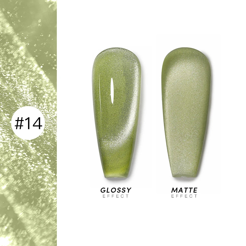 AS 15ml Cat Magnetic Gel Nail Polish Cat Eye Glitter Effect Semi Permanent 36 Colors  Soak Off UV Gel Varnish Manicure Nail Art
