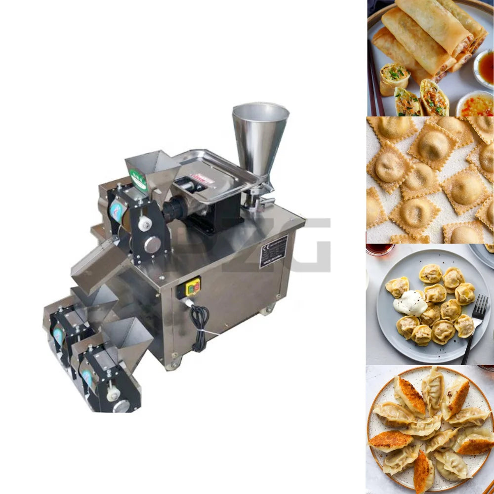 110V 220V Automatic Dumpling Gyoza Machine Russia Ravioli Pierogi Pelmeni Empanada Samosa Making Machine