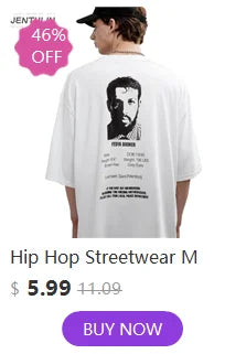 Harajuku Oversized Streetwear Men's Tshirt Cmhell Graphic Print Tops Cotton Hip Hop Aesthetic Short Sleeve Clothing Goth Y2k Tee