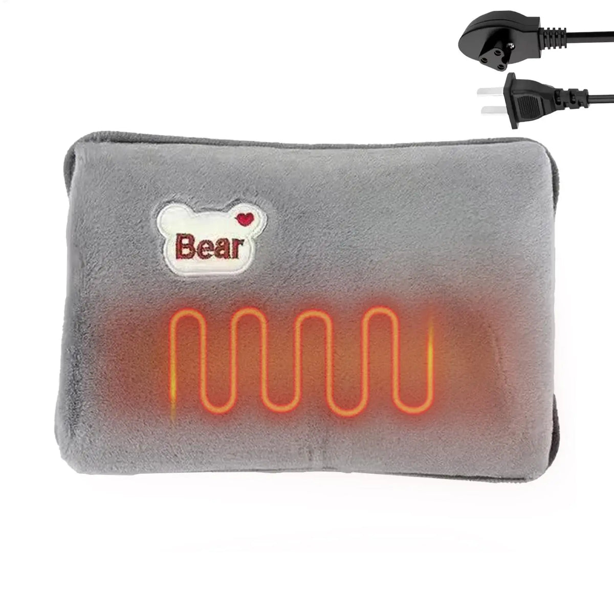 Hot Water Bottle Leak-Proof Rechargeable Hand Warmer Hot Water Bag with Soft Cover for Winter Cold Weather Period Cramps Muscles