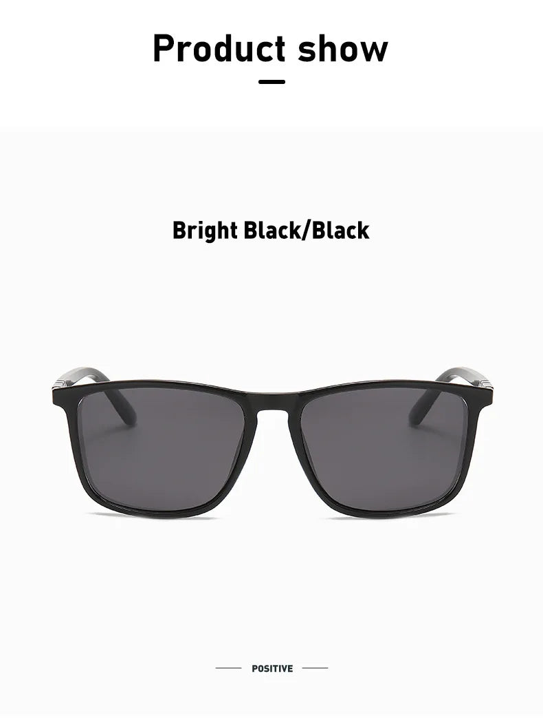 Outdoor Driving Sunglasses Popular Square Large Frame Sun Glasses Classic Polarized Glasses Men Women Fishing Glasses