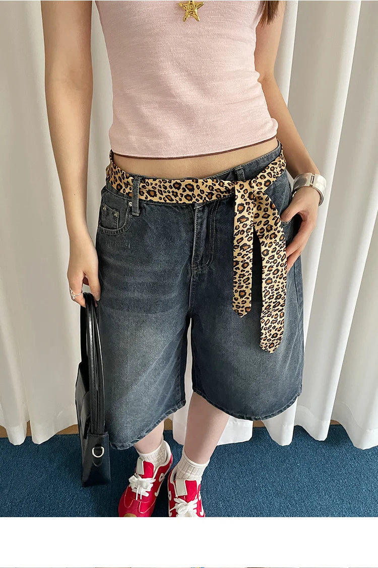 Fashionable Korean Style Simple Striped Belt For Women Minority Personality Long Strip Retro Hot Girl Style Academic Style