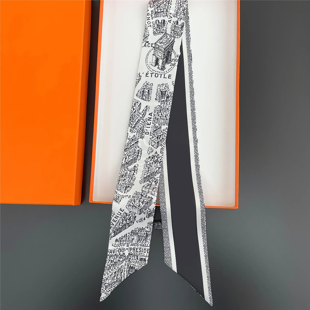 2024 New Design Pansy Tarot Scarf Women Luxury Brand Scarf Skinny Bag Silk Scarves Foulard Hair Neckerchief Headband For Ladies