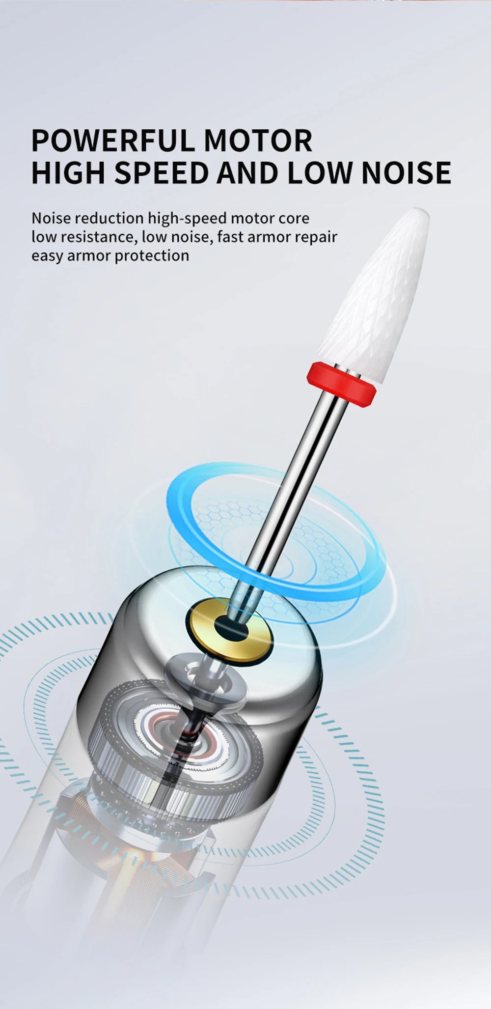Electric Nail Drill Machine Portable Mini Gel Nails Polishing Removal Tool Rechargeable Nail Drillsfor Home Manicure Salon Use