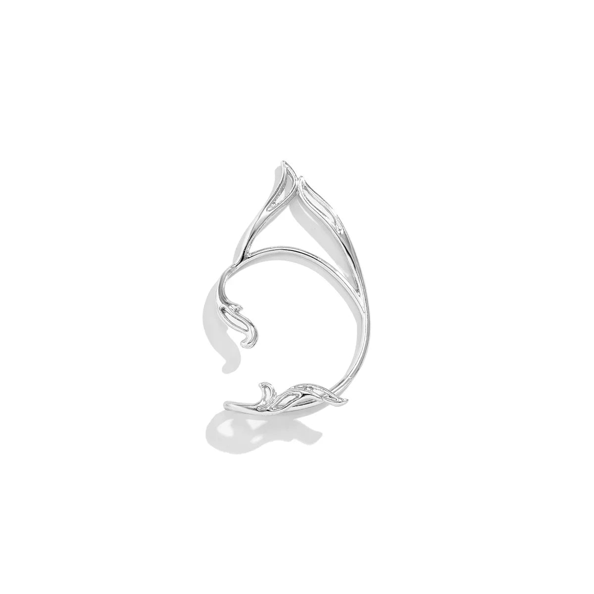Fairy Ear Cuff Earring for Women Simple Hollow Cat Ears Outline Elf Ear Clip Creative Single No Piercing Earrings Party