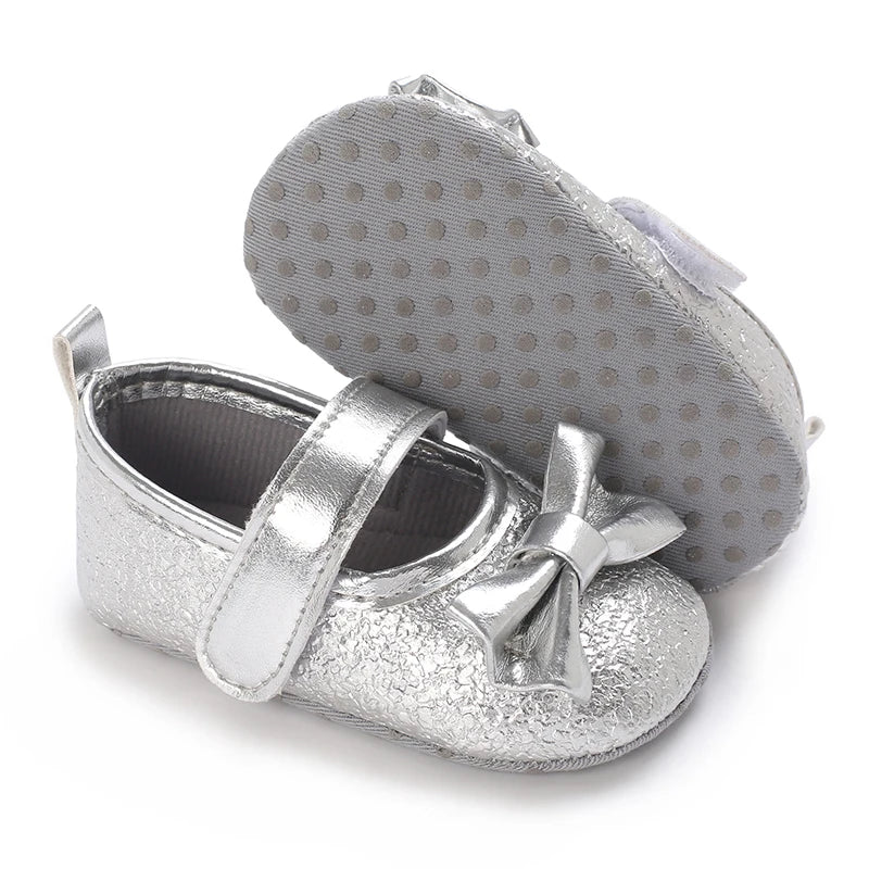 Spring and Autumn Baby Princess Shoes Cute Bow Baby Shoes Soft Bottom Anti slip Baby Sneakers