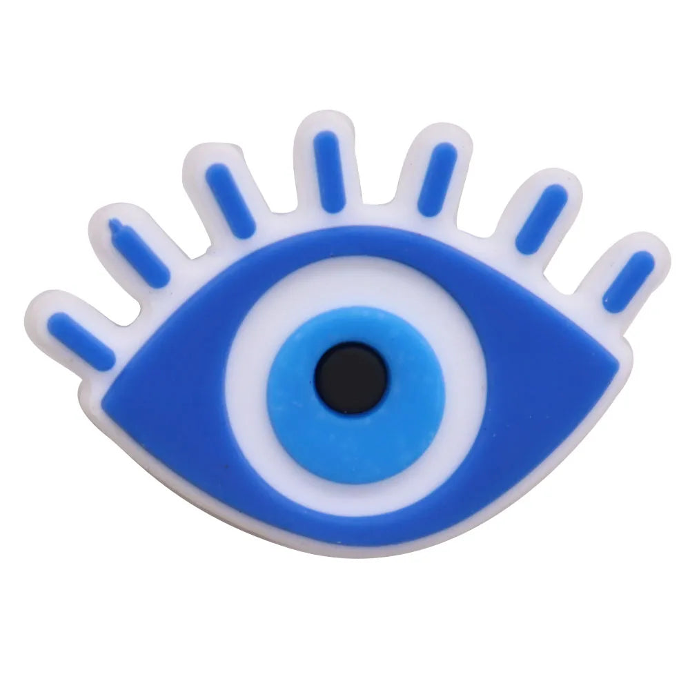 Eyeball Shoe Charms for Crocs Accessories Men Women Colorful Evil Hand Fashion Garden Sandals Buckle Decorations Pins Kids Shoes
