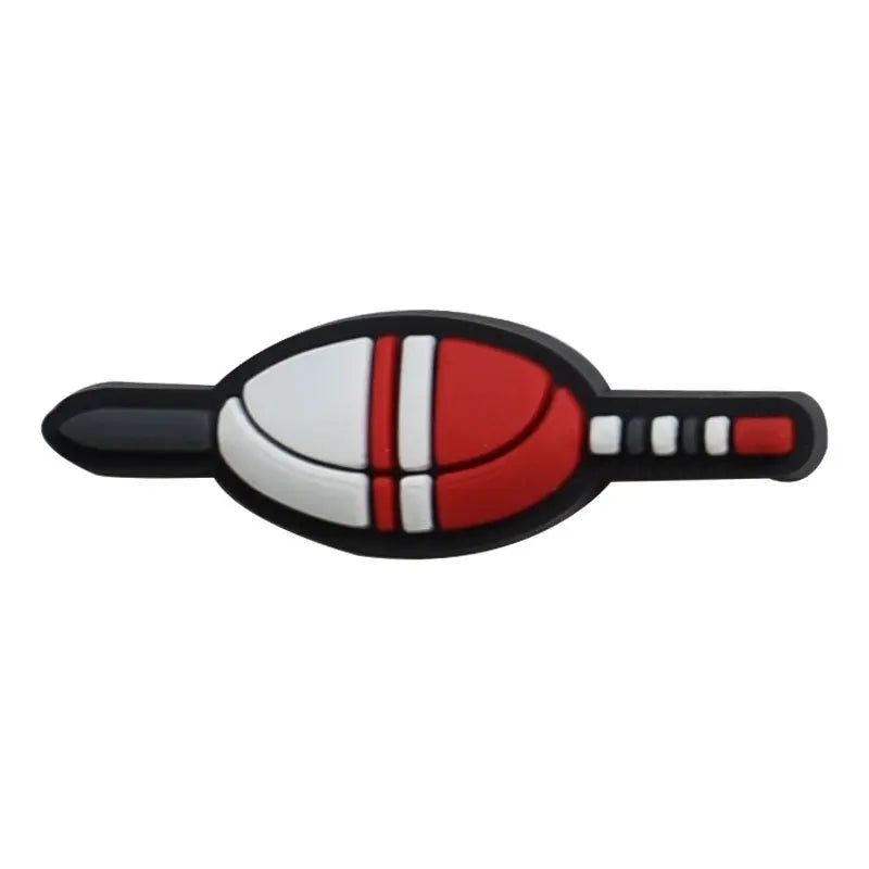 Go fishing Serie PVC Schuh-Charms Hausschuhe Schnallenkombination Passend für Armbänder Zubehör Dekoration Bänder Geschenk Unisex Party
