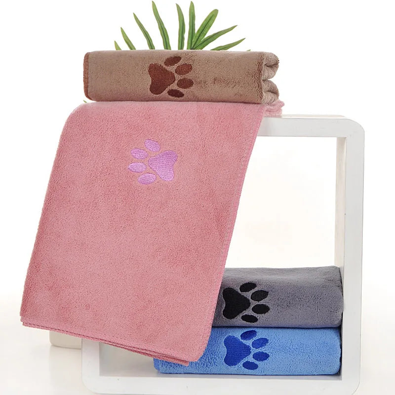 Dog Towel Drying Dog Cat Pet Towel,Quick-drying Dog Claw Bath Towel Absorbent Pet Bath & Paw Cleaning Cloths for Medium Breeds