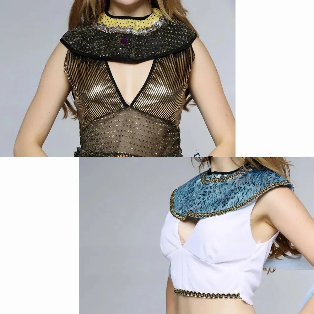 Halloween Costumes Ancient Egypt Egyptian Pharaoh King Empress Cleopatra Queen Costume Cosplay Clothing for Men Women