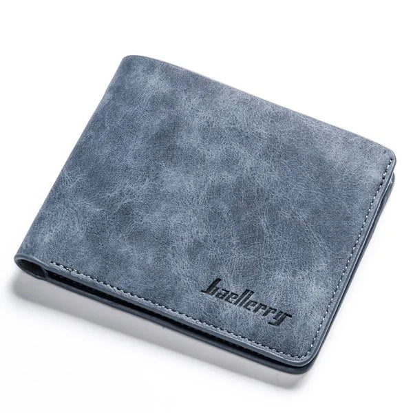 New Men Wallet Leather Business Foldable Wallet Luxury Slim  Hipster Cowhide Credit Card/ID Holders Inserts Coin Purses