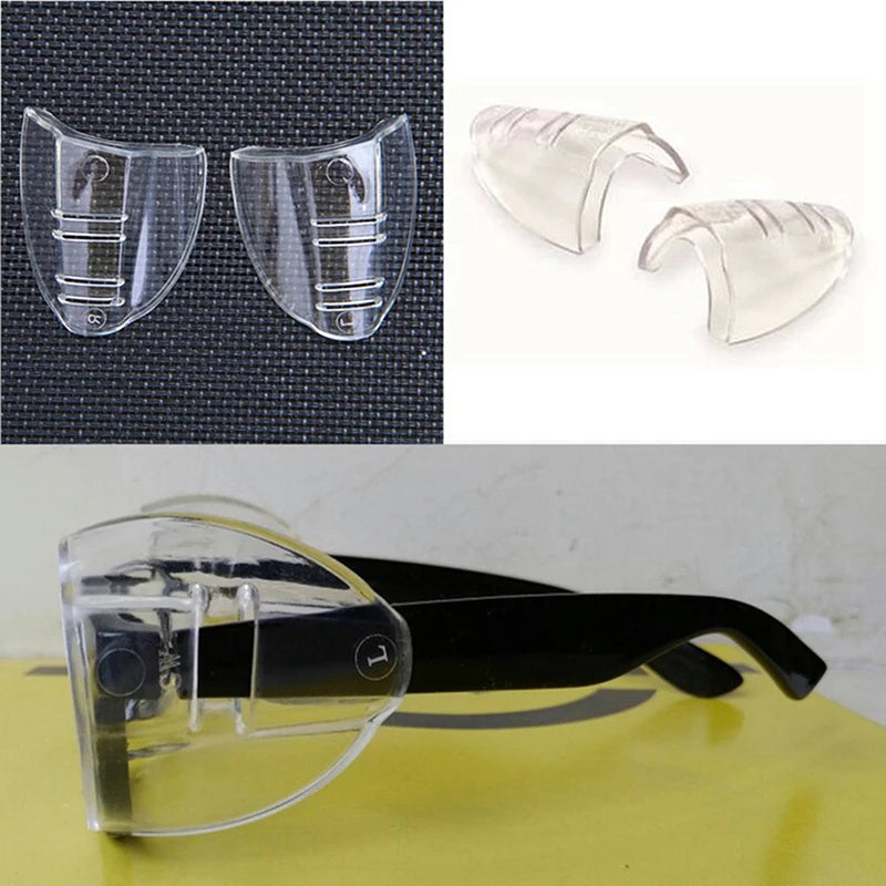 2/4 Stück Mode Augen Flexible Klare Schilde Anti Beschlag Schutzhülle Brillen Seitenschutz Myopie Brillenschutz