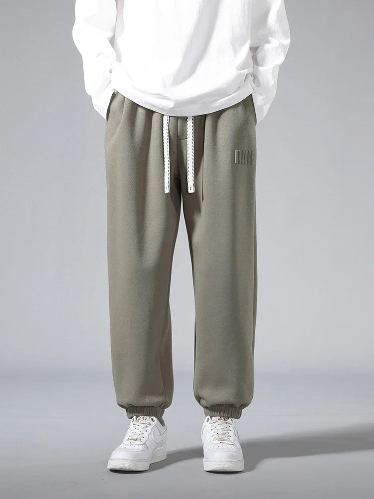 2025 Men's Jogger Cotton Sweatpants Big Size 8XL 7XL 6XL Sports Baggy Pants Sting Banding  Hip Hop Loose Harem Trousers