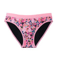 For Teenager Girls Cotton Menstrual Panties Printing Fabric Underwear 4-Layer Medium Flow Absorption Ladies Period Briefs