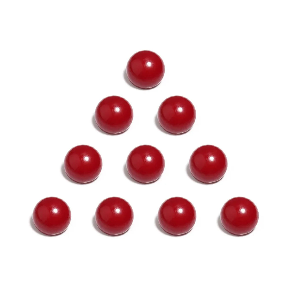 1-10Pcs Red Coral Cabochon Beads Round Shape Natural Cabochon Beads for DIY Jewelry Making Bracelets Necklace Rings Accessories
