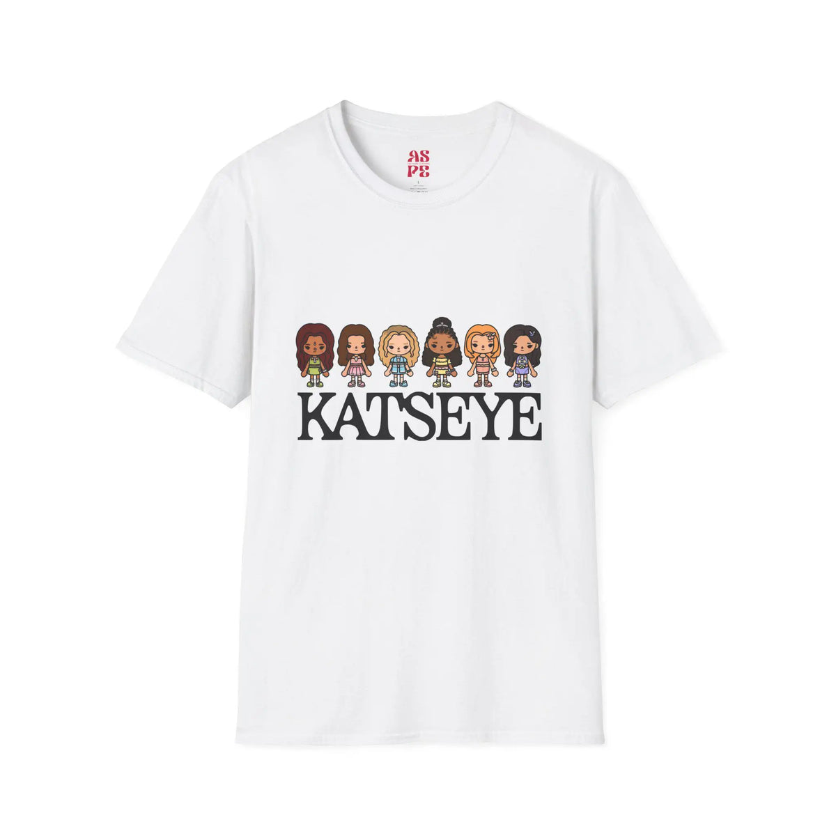 KATSEYE x TOCA BOCA Children's Unisex T-shirt Casual Wear Concert Apparel Casual Everyday Shirt T-shirt