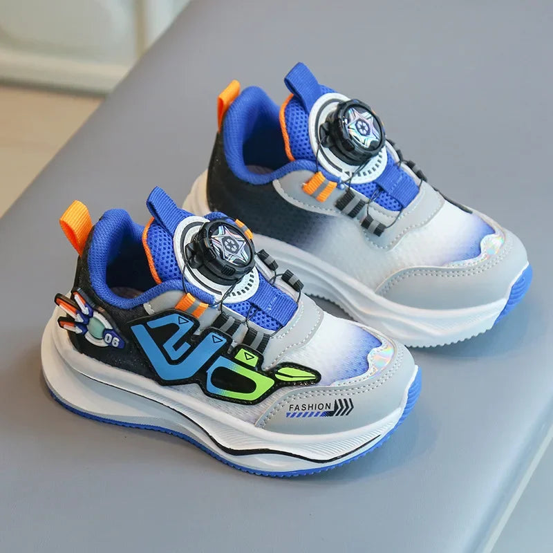 2025 Kids Breathable Mesh Sneakers | Non-Slip Soft Sole Outdoor Running Shoes for Boys Girls,